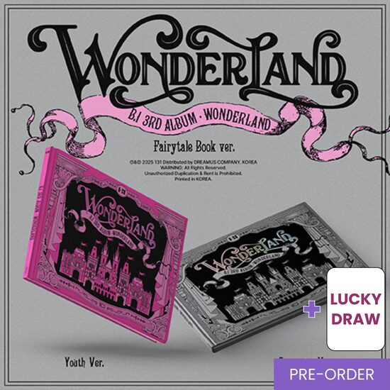 {PRE-ORDER} B.I - 3rd Album WONDERLAND] (Fairy tale Ver.) + LUCKY DRAW